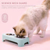 Cat Stainless Steel Bowls Pet Feeding Double Bowl Anti-skid Water Bowl Food Dish Dog Cats Feeder Round Bowl Pets Supplies - Vimost Shop