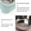 Cat Stainless Steel Bowls Pet Feeding Double Bowl Anti-skid Water Bowl Food Dish Dog Cats Feeder Round Bowl Pets Supplies - Vimost Shop