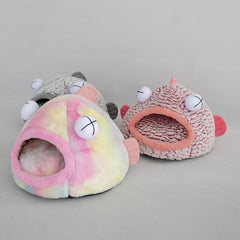 Cats House Soft Pet Bed Mat Tent Winter Warm Kennel Cave For Small Medium Dogs Cats Cute Puppy Sleeping Mat Nest Pets Supplies