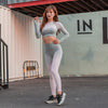 Changing Color Yoga Fitness Seamless Crop Top 2020 Sports Athletic Long Sleeve Jogging Shirts Fitness Gym High Quality Tops - Vimost Shop