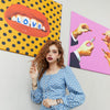 Chic Pearls Casual Women Vintage Dress,Autumn High Elastic Waist Full Sleeve Sweety Ladies Preppy Party Dress - Vimost Shop