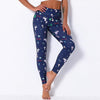 Christmas 13 Colors Print High Elastics Yoga Pants High Waist Hips Lifting Gym Fitness Female Sports Breathable Jogging Pants - Vimost Shop