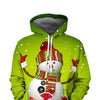 Christmas 3D Sweater hooded sweater Warm Sweater - Vimost Shop