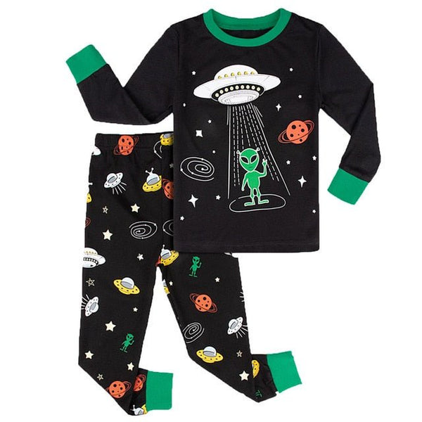 Christmas Pajamas Set kids Boys Xmas Elf Sleepwear Toddler Santa Claus Nightwear Children Winter Long Sleeve Homewear - Vimost Shop