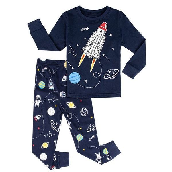 Christmas Pajamas Set kids Boys Xmas Elf Sleepwear Toddler Santa Claus Nightwear Children Winter Long Sleeve Homewear - Vimost Shop