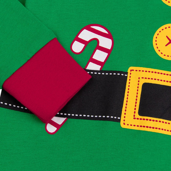 Christmas Pajamas Set kids Boys Xmas Elf Sleepwear Toddler Santa Claus Nightwear Children Winter Long Sleeve Homewear - Vimost Shop