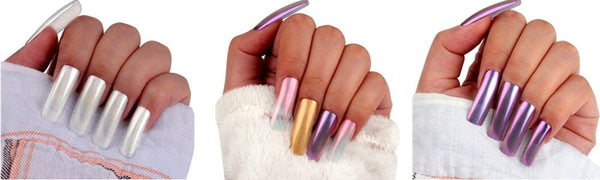 Chrome Nail Powder Pen Holographic Nail Powder 3 Colors Air Cushion Pen Mirror Effect Nail Art DIY Gel - Vimost Shop