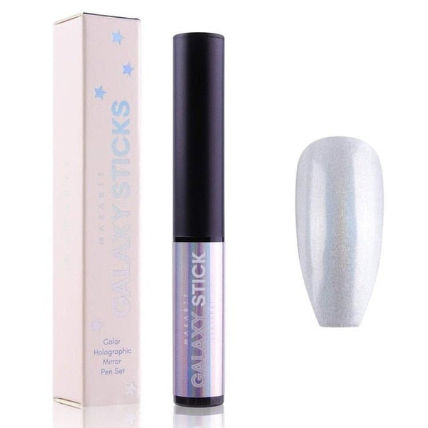 Chrome Nail Powder Pen Holographic Nail Powder 3 Colors Air Cushion Pen Mirror Effect Nail Art DIY Gel - Vimost Shop