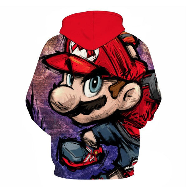 Classic Cartoon Mario Bros 3D Print Jacket Men/Women Casual Streetwear Hoodie Man Cute Clothes Sweat Pour Homme Harajuku - Vimost Shop