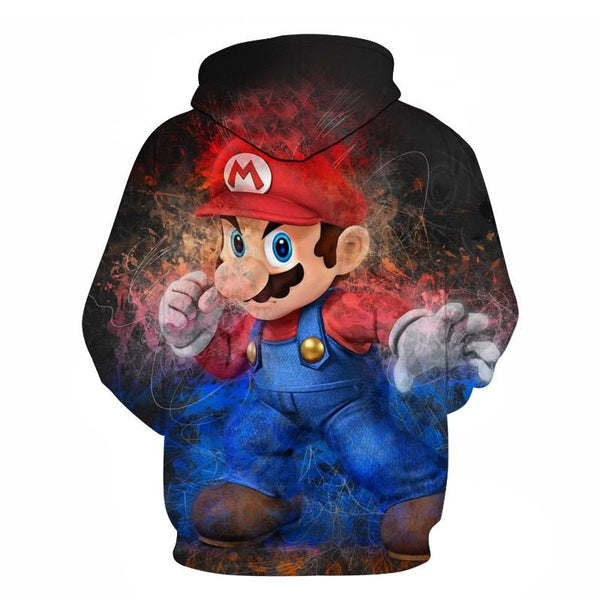 Classic Cartoon Mario Bros 3D Print Jacket Men/Women Casual Streetwear Hoodie Man Cute Clothes Sweat Pour Homme Harajuku - Vimost Shop