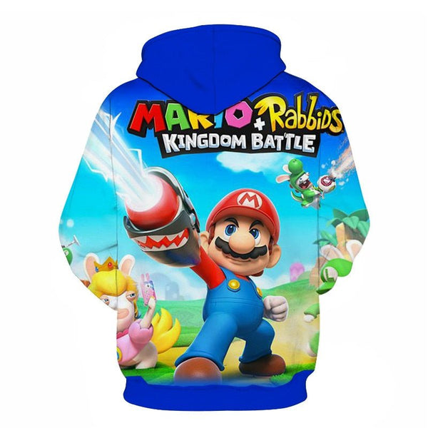 Classic Cartoon Mario Bros 3D Print Jacket Men/Women Casual Streetwear Hoodie Man Cute Clothes Sweat Pour Homme Harajuku - Vimost Shop