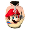 Classic Cartoon Mario Bros 3D Print Jacket Men/Women Casual Streetwear Hoodie Man Cute Clothes Sweat Pour Homme Harajuku - Vimost Shop