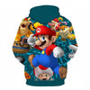 Classic Cartoon Mario Bros 3D Print Jacket Men/Women Casual Streetwear Hoodie Man Cute Clothes Sweat Pour Homme Harajuku - Vimost Shop