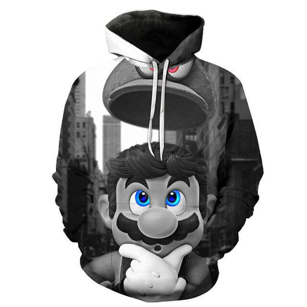 Classic Cartoon Mario Bros 3D Print Jacket Men/Women Casual Streetwear Hoodie Man Cute Clothes Sweat Pour Homme Harajuku - Vimost Shop