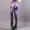 Classic Skull Printed Women Leggings Fitness Gothic Purple Mist Ankle Pants Sexy Workout Leggins Middle Waist - Vimost Shop