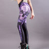 Classic Skull Printed Women Leggings Fitness Gothic Purple Mist Ankle Pants Sexy Workout Leggins Middle Waist - Vimost Shop