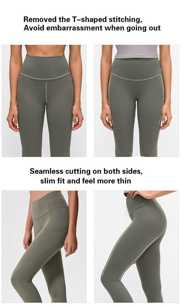 Classical 3.0 Version Soft Naked-feel Workout Gym Yoga Tights Women Squatproof High Waist Fitness Sport Leggings Running Pants - Vimost Shop