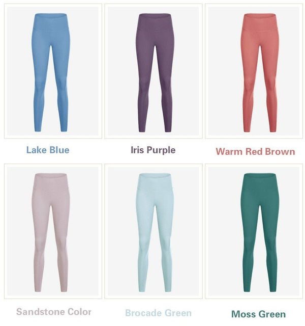 Classical 3.0 Version Soft Naked-feel Workout Gym Yoga Tights Women Squatproof High Waist Fitness Sport Leggings Running Pants - Vimost Shop