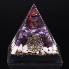 Clear Quartz Energy Point Emf Protection Reiki Charged Energy Generator Chakra Healing Meditation Spiritual Enhance Decor