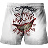 Clown mouth 3d Printed Beach Shorts Men Shorts 3d Shorts Plage Summer Swimwear Quick Dry Pants Board Shorts Drop Ship - Vimost Shop