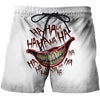 Clown mouth 3d Printed Beach Shorts Men Shorts 3d Shorts Plage Summer Swimwear Quick Dry Pants Board Shorts Drop Ship - Vimost Shop