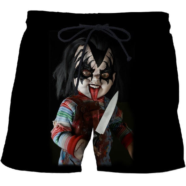 Clown mouth 3d Printed Beach Shorts Men Shorts 3d Shorts Plage Summer Swimwear Quick Dry Pants Board Shorts Drop Ship - Vimost Shop