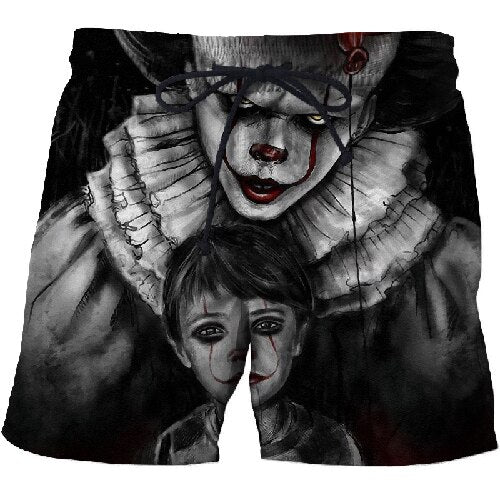 Clown mouth 3d Printed Beach Shorts Men Shorts 3d Shorts Plage Summer Swimwear Quick Dry Pants Board Shorts Drop Ship - Vimost Shop