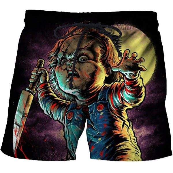 Clown mouth 3d Printed Beach Shorts Men Shorts 3d Shorts Plage Summer Swimwear Quick Dry Pants Board Shorts Drop Ship - Vimost Shop