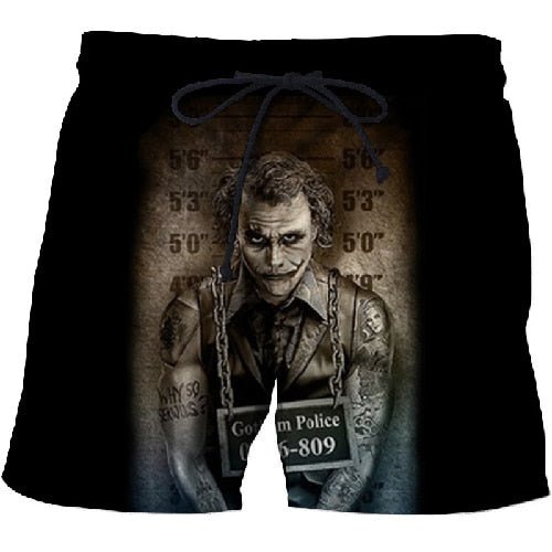 Clown mouth 3d Printed Beach Shorts Men Shorts 3d Shorts Plage Summer Swimwear Quick Dry Pants Board Shorts Drop Ship - Vimost Shop