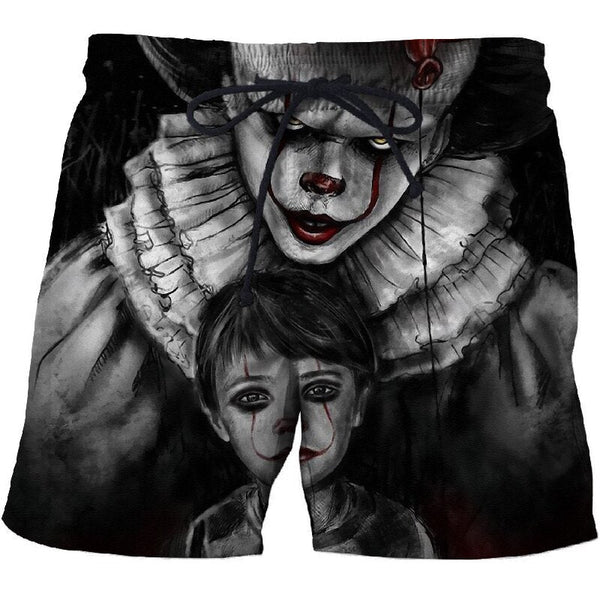 Clown mouth 3d Printed Beach Shorts Men Shorts 3d Shorts Plage Summer Swimwear Quick Dry Pants Board Shorts Drop Ship - Vimost Shop