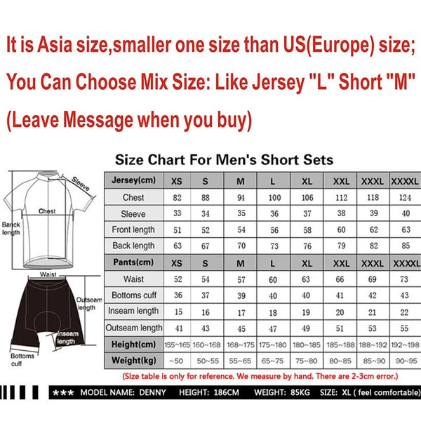 Colombia Cycling Jersey 9D Set MTB Uniform Bicycle Clothing Ropa Ciclismo Mens Quick Dry Bike Wear Short Maillot Culotte - Vimost Shop
