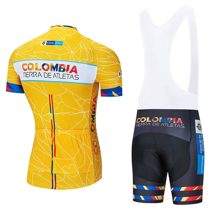 Colombia Cycling Jersey 9D Set MTB Uniform Bicycle Clothing Ropa Ciclismo Mens Quick Dry Bike Wear Short Maillot Culotte - Vimost Shop