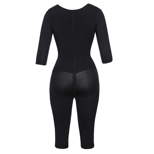 Colombianas Post-Surgery Full Body Arm Shaper Body Suit Powernet Girdle Black Waist Trainer Corsets Slimming Shapewear - Vimost Shop