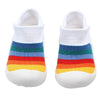 Colorful Baby Shoes First Shoes Baby Toddler First Walker Baby Girl Boy Kids Soft Rubber Sole Anti-Slip Baby Knitted Shoes D30 - Vimost Shop