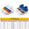 Colorful Baby Shoes First Shoes Baby Toddler First Walker Baby Girl Boy Kids Soft Rubber Sole Anti-Slip Baby Knitted Shoes D30 - Vimost Shop