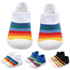 Colorful Baby Shoes First Shoes Baby Toddler First Walker Baby Girl Boy Kids Soft Rubber Sole Anti-Slip Baby Knitted Shoes D30 - Vimost Shop