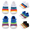 Colorful Baby Shoes First Shoes Baby Toddler First Walker Baby Girl Boy Kids Soft Rubber Sole Anti-Slip Baby Knitted Shoes D30 - Vimost Shop