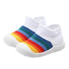 Colorful Baby Shoes First Shoes Baby Toddler First Walker Baby Girl Boy Kids Soft Rubber Sole Anti-Slip Baby Knitted Shoes D30 - Vimost Shop