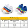 Colorful Baby Shoes First Shoes Baby Toddler First Walker Baby Girl Boy Kids Soft Rubber Sole Anti-Slip Baby Knitted Shoes D30 - Vimost Shop