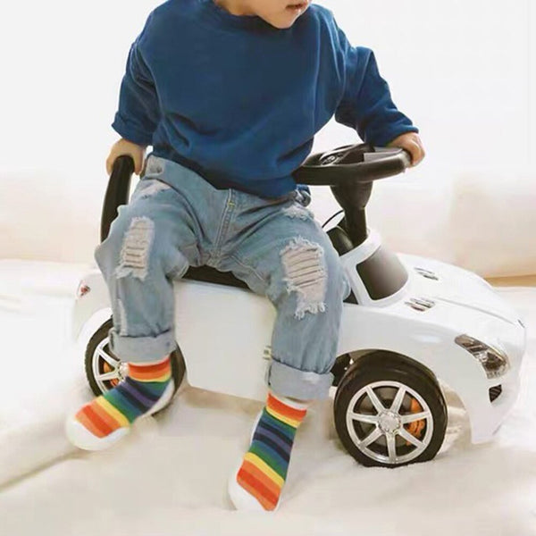 Colorful Baby Shoes First Shoes Baby Toddler First Walker Baby Girl Boy Kids Soft Rubber Sole Anti-Slip Baby Knitted Shoes D30 - Vimost Shop