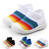 Colorful Baby Shoes First Shoes Baby Toddler First Walker Baby Girl Boy Kids Soft Rubber Sole Anti-Slip Baby Knitted Shoes D30 - Vimost Shop