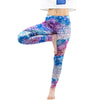 Colorful Dot Print Stitching Pattern Leggings Fitness Stretch Slim Bottoms Sexy Workout Elasticity Pants - Vimost Shop
