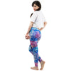 Colorful Dot Print Stitching Pattern Leggings Fitness Stretch Slim Bottoms Sexy Workout Elasticity Pants - Vimost Shop