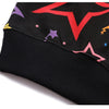 Colorful Star Print Letter Patch Hoodie Men Baggy Sweatshirt Pullover Harajuku High Street Hip Hop Style Streetwear Men - Vimost Shop