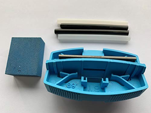 Complete Ski Snowboard Side Edge Tuner Kit Side Ski Angle Tool+Gummi stone+PTEX Base Repair - Vimost Shop