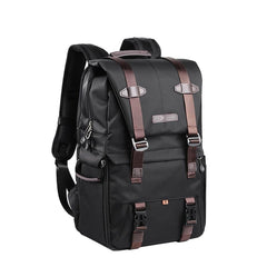 Concept Waterproof Photography Bag Professional Camera Backpack Large Capacity for DSLR Cameras 15.6in Laptop Tripod Lenses
