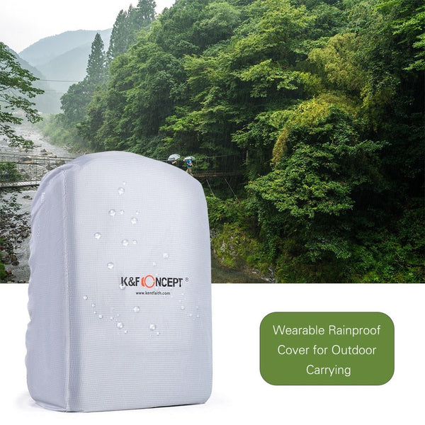 Concept Waterproof Photography Bag Professional Camera Backpack Large Capacity for DSLR Cameras 15.6in Laptop Tripod Lenses - Vimost Shop