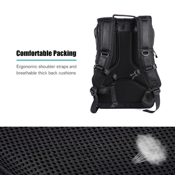 Concept Waterproof Photography Bag Professional Camera Backpack Large Capacity for DSLR Cameras 15.6in Laptop Tripod Lenses - Vimost Shop