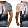 Cool anime men's T-shirt summer fashion top 3D round neck short sleeve Naruto casual shirt T-shirt - Vimost Shop