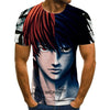 Cool anime men's T-shirt summer fashion top 3D round neck short sleeve Naruto casual shirt T-shirt - Vimost Shop
